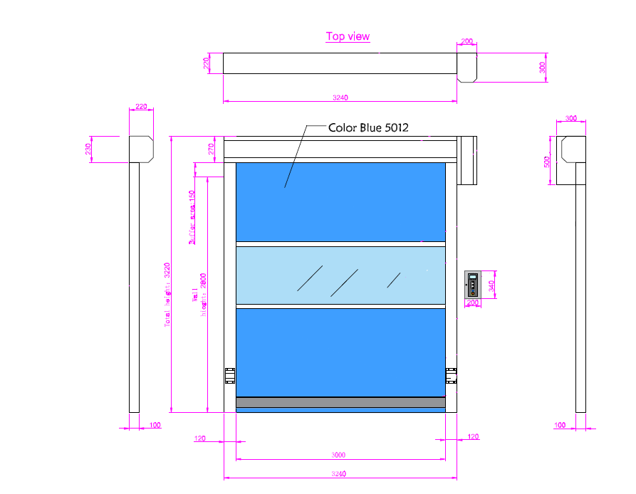 Automatic High speed door